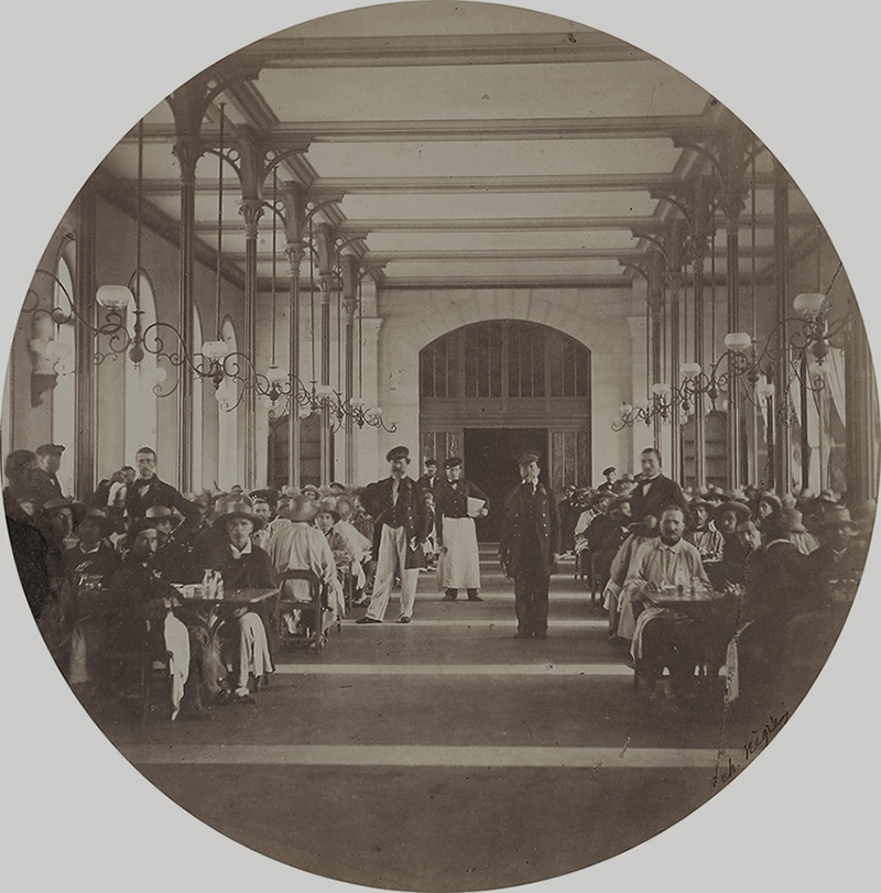 Photo Detail - Charles Negre - The Refectory, Vincennes Imperial Asylum