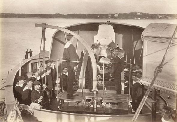 Anonymous - Gun Crew on Boat at Toulon, France