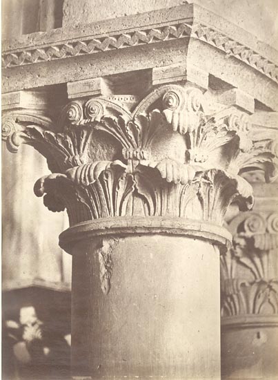Photo Detail - Anonymous (possibly Mieusement) - Column Capital in the Church of St. Nicolas, Blois, France