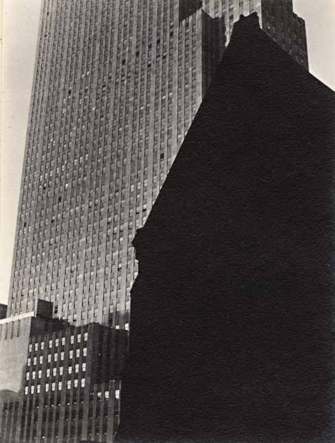 Dorothy Norman - Rockefeller Center, Church in Foreground, New York City, NY