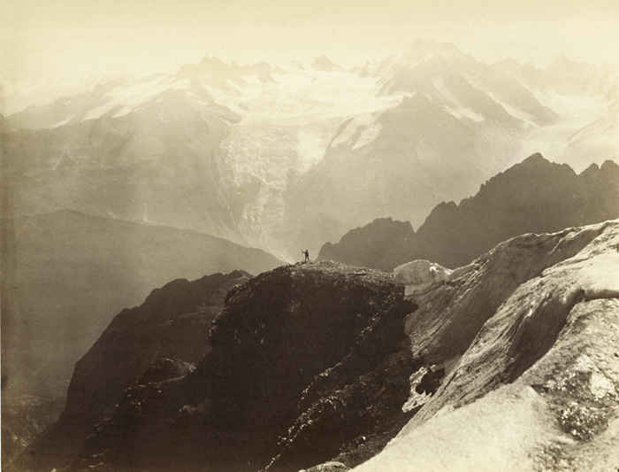 Charles Soulier - Le Sommet du Buet et le Glacier du Tour, Vallee de Chamonix (Savoie)