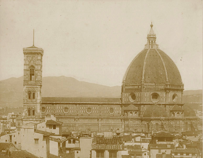 John Brampton Philpot - The Duomo and the Campanile, Florence, Italy