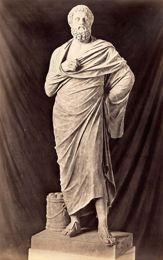 Robert MacPherson - Statue of Sophocles, Rome, Italy