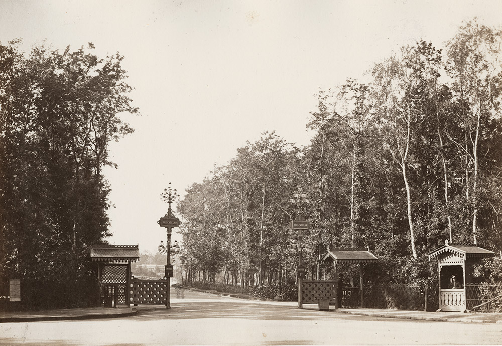 Photo Detail - Charles Marville (dit), Charles-François Bossu - Entrée du Pré Catelan, Bois de Boulogne