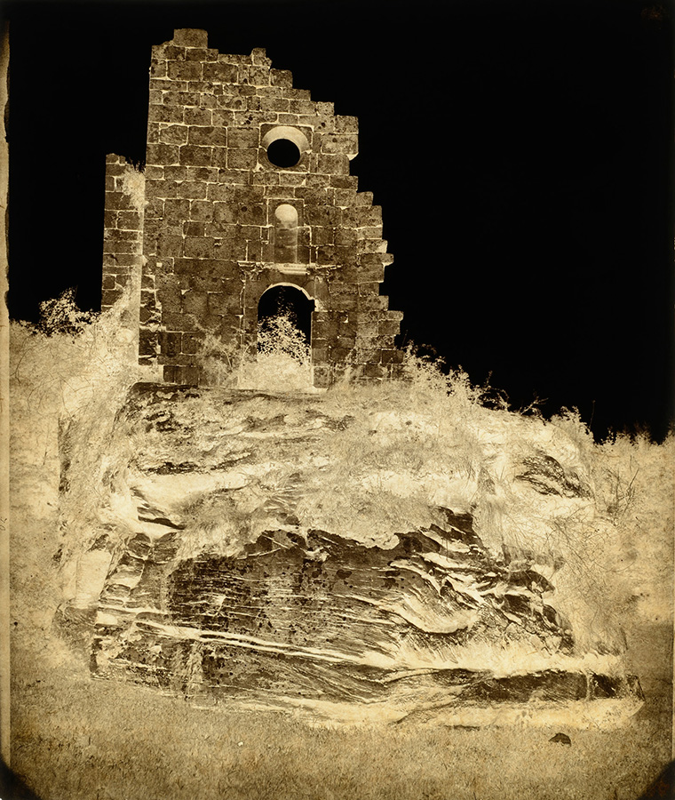François Joseph Édouard De Campigneulles - Façade d'une Chapelle (Ruines) élevée sur un Rocher, Nord de la France