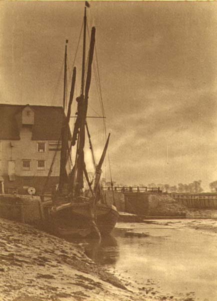 G. E. Wall - Boat Moored in a Harbor