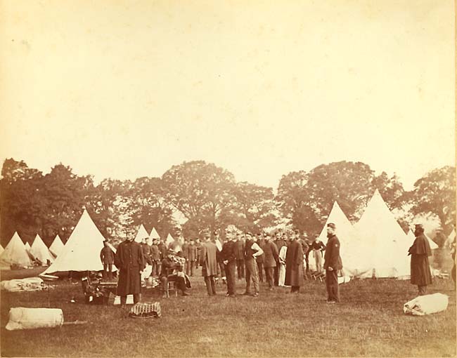 Photo Detail - J. Sunderland - Soldiers at Camp