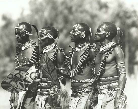 Kerwin Roche - Kikuyu, East Africa (Four Ceremony Dancers)
