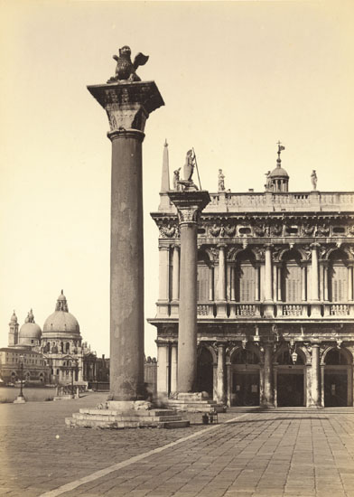 Photo Detail - Anonymous - Columns in St. Marks Square, Venice