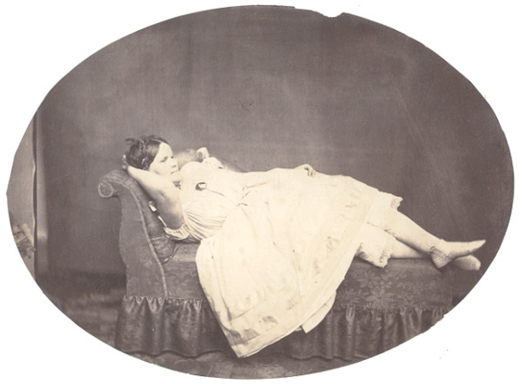 Anonymous - Unidentified Actress Lying Provocatively on a Settee