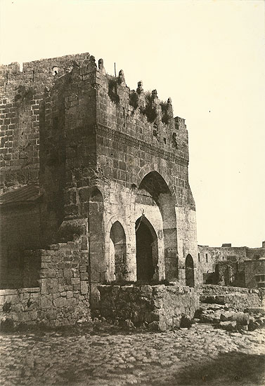 Photo Detail - Auguste Salzmann - Jerusalem, Porte de la Citadelle