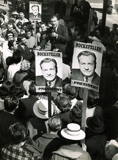 Arthur John Daley - Nelson Rockefeller Campaigning for President