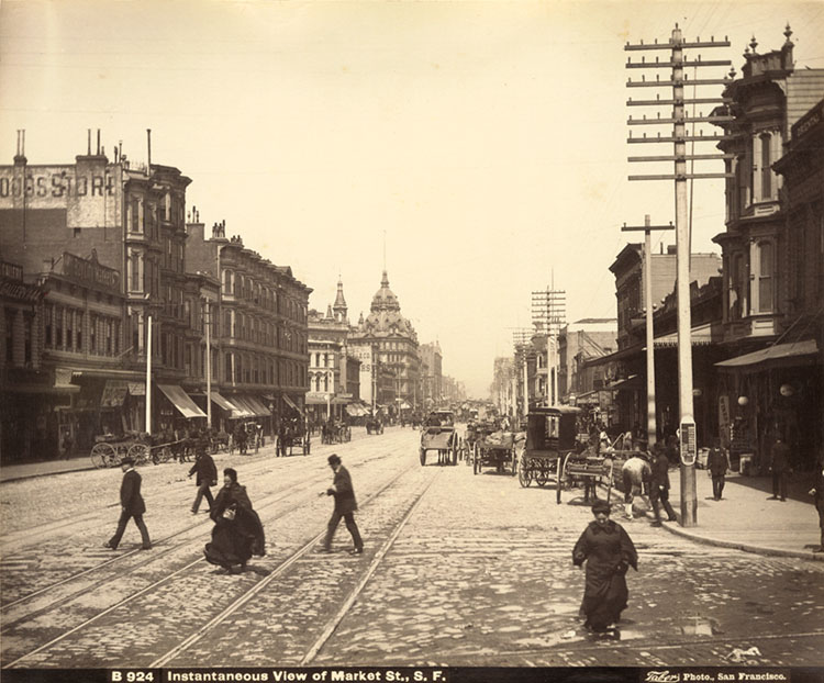Isaiah West Taber - "Instantaneous View of Market Street", San Francisco, CA Isaiah West Taber - "Instantaneous View of Market Street", San Francisco, CA